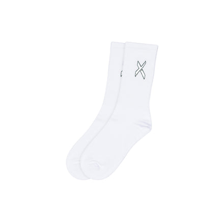 Embroidery X - Socks (White) - FULLY HYPED
