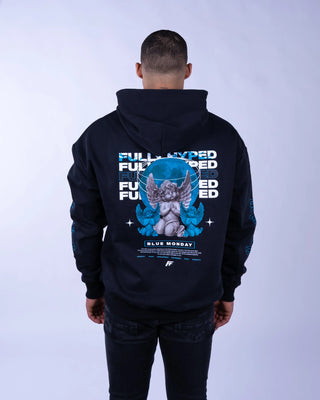 BLUE MONDAY Hoodie - Black - FULLY HYPED