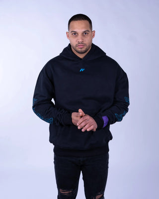 BLUE MONDAY Hoodie - Black - FULLY HYPED