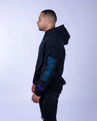 BLUE MONDAY Hoodie - Black - FULLY HYPED