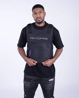 Bullet Vest - Black - FULLY HYPED