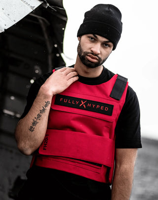 Bullet Vest - Red - FULLY HYPED