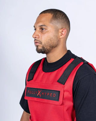 Bullet Vest - Red - FULLY HYPED