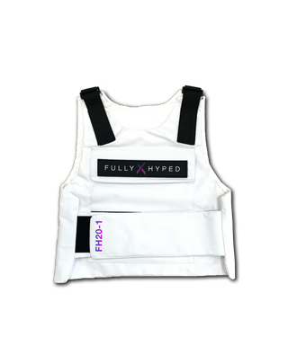 Bullet Vest - White - FULLY HYPED
