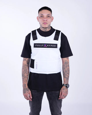 Bullet Vest - White - FULLY HYPED